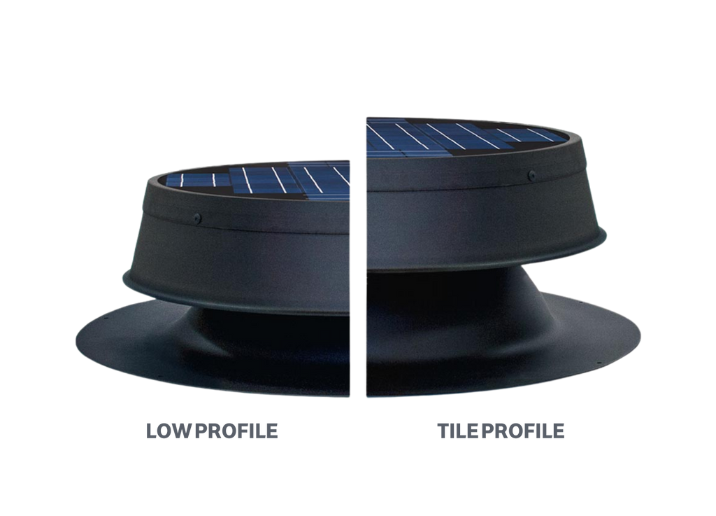 Tile Profile Roof Mount Fan - Jedan Energy